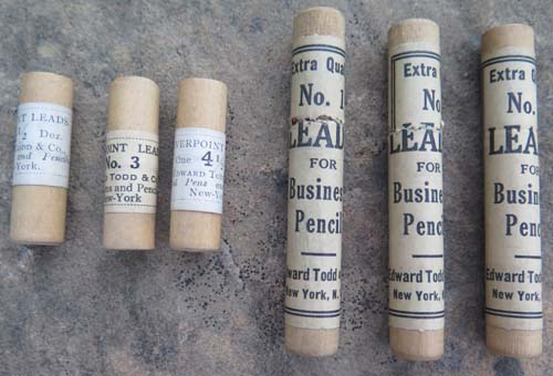 4 TYPES OF VICTORIAN SIZE PENCIL LEADS 
